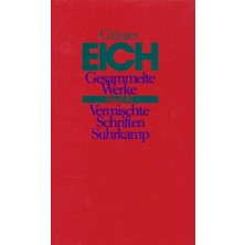 Suhrkamp Verlag Gesammelte Werke In Vier Bänden. Revidierte Ausgabe: Band Iv: Vermischte Schriften