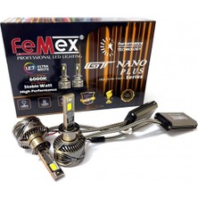Femex Gt Nano Plus Csp H1 LED Xenon Headlight Lumıled Royal Chipset Radyatör Soğutmalı