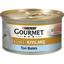 TeknoKapsül Gold Kedi Konserve Yaş Mama Ton Balık 85GR 1 Adet