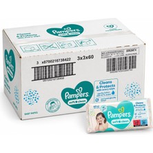 Pampers Soft & Clean Islak Bebek Mendili 60 Yaprak x 9 Paket (540 Yaprak)
