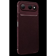 Drop Tedarik Newface Tecno Spark 50 5g Auto Focus Karbon Kapak - Bordo