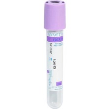TeknoKapsül 3 ml K2 Edta Mor Vakumlu Kan Alma Tüpü
