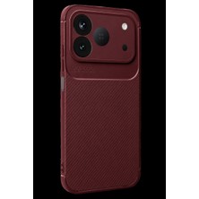 Drop Tedarik Newface Tecno Spark 50 4g Auto Focus Karbon Kapak - Bordo