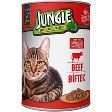TeknoKapsül Kedi Konserve Biftekli 400GR 1 Adet