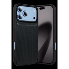 Drop Tedarik Newface Apple Iphone 18 Pro Max Auto Focus Karbon Kapak - Siyah