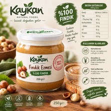 Kaykan %100 Fındık Ezmesi Glutensiz 250G
