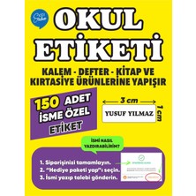 İsg Tabelam Kişiye Özel Okul Etiketi Seti /v8