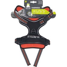TeknoKapsül Hiking Reflektörlü Köpek Göğüs Tasması Turuncu Large 45-95 cm