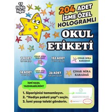 İsg Tabelam Kişiye Özel Okul Etiketi Seti /v6