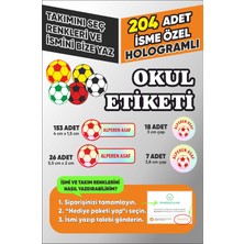 İsg Tabelam Kişiye Özel Okul Etiketi Seti /V11