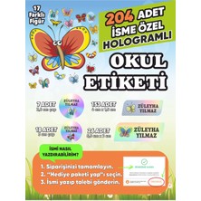 İsg Tabelam Kişiye Özel Okul Etiketi Seti /v4