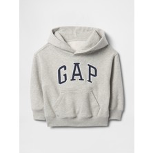 Gap Erkek Bebek Açık Gri Vintagesoft Logo Sweatshirt
