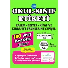 İsg Tabelam Kişiye Özel Okul Etiketi Seti /v9