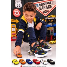 Minipa Garaj Tabanlı, Çift Metal Arabalı, Ortopedik Çocuk Spor Ayakkabı