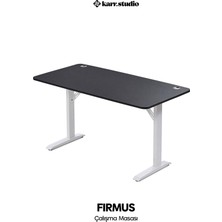 Karr Office Firmus Dayanıklı Çalışma Masası - 120X60 - Siyah