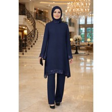 Elben Moda Tesettür Takım Tunik ve Pantolon 2'li Takım