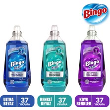 Bingo Jet Jel Ultra Beyaz 1480 Mlx1 + Renkli&beyaz 1480 Mlx1 + Koyu Renkler 1480 Mlx1