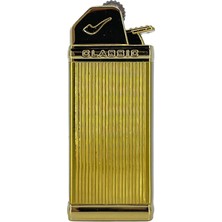 Bıyıklı Tobacco Classic Lüks Pipo Çakmağı – Zarafet ve Fonksiyonellik Bir Arada (Altın Rengi)