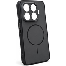Coverzone Xiaomi 17T Pro ile Uyumlu Kılıf Shadowring Premium Telefon Kılıfı Mat Yüzey, Hassas Tuş Kontrolü, Ince Hafif Yapı; Magsafe Görünümlü Halka Sadece Dekoratiftir