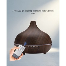 Hsc Bilişim Sessiz Çalışan LED Işıklı Soğuk Buhar Nemlendirici 550 ml
