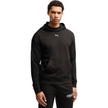 Puma Crew French Terry Erkek Siyah Antrenman Sweatshirt 52931101