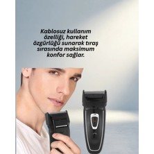 Hsc Bilişim Folyo Başlıklı Kablosuz Tıraş Makinesi 1 Adet
