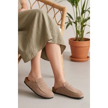 SBronze Vizon Unisex Loafer Ayakkabı Mantar Tabana Terlik
