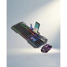 Hsc Bilişim Ergonomik Gaming Klavye ve Mouse Seti PG8018