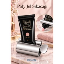 Ocean Poly Jel Sıkacağı, Tüp Sıkma Aparatı, Protez Tırnak Poly Gel Yardımcı Ekipmanı
