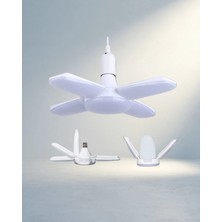 Hsc Bilişim Katlanır 4 Kollu LED Ampül 60 Watt Enerji Tasarruflu