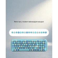 Hsc Bilişim Sevimli Tasarımlı Kablosuz Klavye ve Mouse Seti 104 Tuşlu