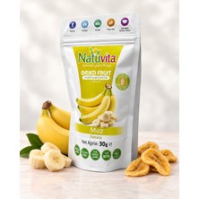 Natuvita Kurutulmuş Muz Dilimi 30G