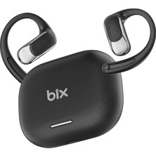 Bix Ows5 Enc Gürültü Engelleme Özellikli 4 Mikrofonlu Bluetooth 6.0 Open Ear Ergonomik Kulak Kancalı Kablosuz Kulaklık