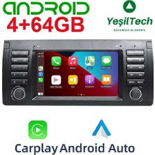 Exvol Bmw E39 Multimedya 4GB/64GB Carplay 7 Inc Hd IPS Ekran Android Park Kamerası Hediyeli