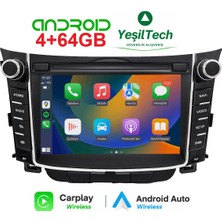 Exvol Hyundai I30 Multimedya 4GB/64GB Carplay 7 Inc Hd IPS Ekran Android Park Kamerası Hediyeli