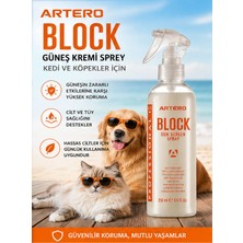 Artero Block Kedi ve Köpekler Için Güneş Kremi