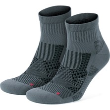 Gowith 2'li Tabanaltı Havlulu Dikişsiz Unisex Atletik Fit Koşu Yürüyüş Egzersiz Aktivite Çorabı 3594
