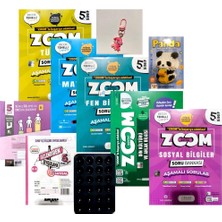 Günay Yayınları 5.sınıf Zoom 5'li Soru Bankası Set+Ankara Yayınları ve Gizli Yayınları+Lego+Çanta Süsü+Vantuz