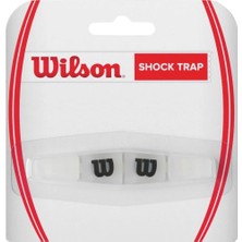 Wilson Logolu Titreşim Sönümleyici, Tenis Raketi Için, Shock Trap, Şeffaf/siyah, WRZ537000