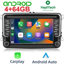 Exvol Volkswagen Skoda Seat Android Multimedya 4GB-64GB 7 Inc Hd IPS Carplay Jetta-Passat -Golf-Skoda- Seat