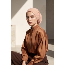 Aisha's Design Arka Büzgü Detaylı Şifon BONE,B-102S