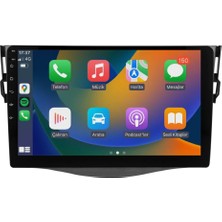 Exvol Toyota Rav 4 Android Multimedya Carplay 9 Inc Hd IPS Ekran 4gb Ram /64GB Kamera Hediyeli