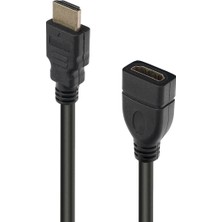 Lunatic Parcbeny 29569 HDMI Erkek HDMI Dişi 2 Metre Gold Uzatma Kablo