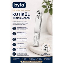 Profesyonel Kütikül Tırnak Makası – Paslanmaz Çelik Keskin Uçlu Manikür Tırnak Eti Kesici - Kozmetik
