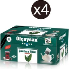 Ofçaysan Çamlıca Filizi Siyah Süzen Demlik Poşet Çay 4'lü 30 x 15 G