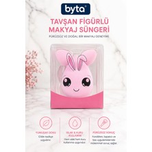 Tavşan Figürlü Makyaj Süngeri – Yumuşak Dokulu Islak & Kuru Kullanıma Uygun Fondöten Süngeri