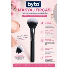 Profesyonel Makyaj Fırçası – Pudra, Allık ve Aydınlatıcı Uygulama Fırçası