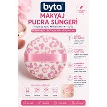 Parmak Bantlı Makyaj Pudra Süngeri – Yuvarlak Yumuşak Dokulu Pudra Uygulama Süngeri