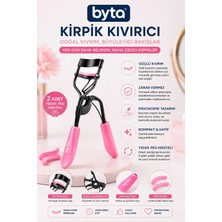 Kirpik Kıvırma Aparatı – 2 Yedek Pedli Silikon Destekli Profesyonel Kirpik Kıvırıcı