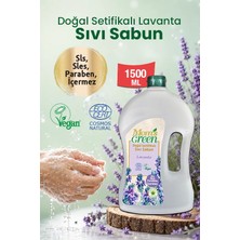 Mom's Green 1,5 Litre Doğal Sertifikalı Sıvı Sabun Lavanta Kokulu